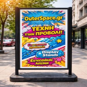 Swing Poster stand Μagnetic Pro DS-10P