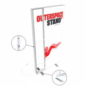 Frameless Lightbox Pro Διπλής όψης 12cm προφιλ